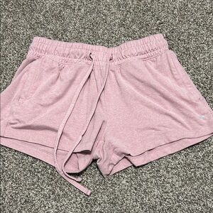 Women's Pink Athletic Drawstring Shorts